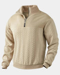 Henry – Jumper with collar – Beige / M