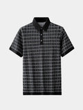Holger – Classic Black Knit Polo – Black / S