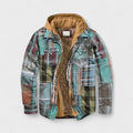 Holger – Quilted Patchwork Jacket – Mint Green / M