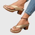 Ida – Supportive Sandals – Gold / 39