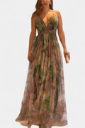 Ingrid – Floral dress – Green / S