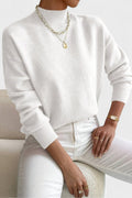 Ivona – Warm elegant Jumper – White / M