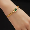Joana Green Necklace with Emerald – image 2