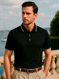 Johan – Obsidian Edge Polo – Black / M