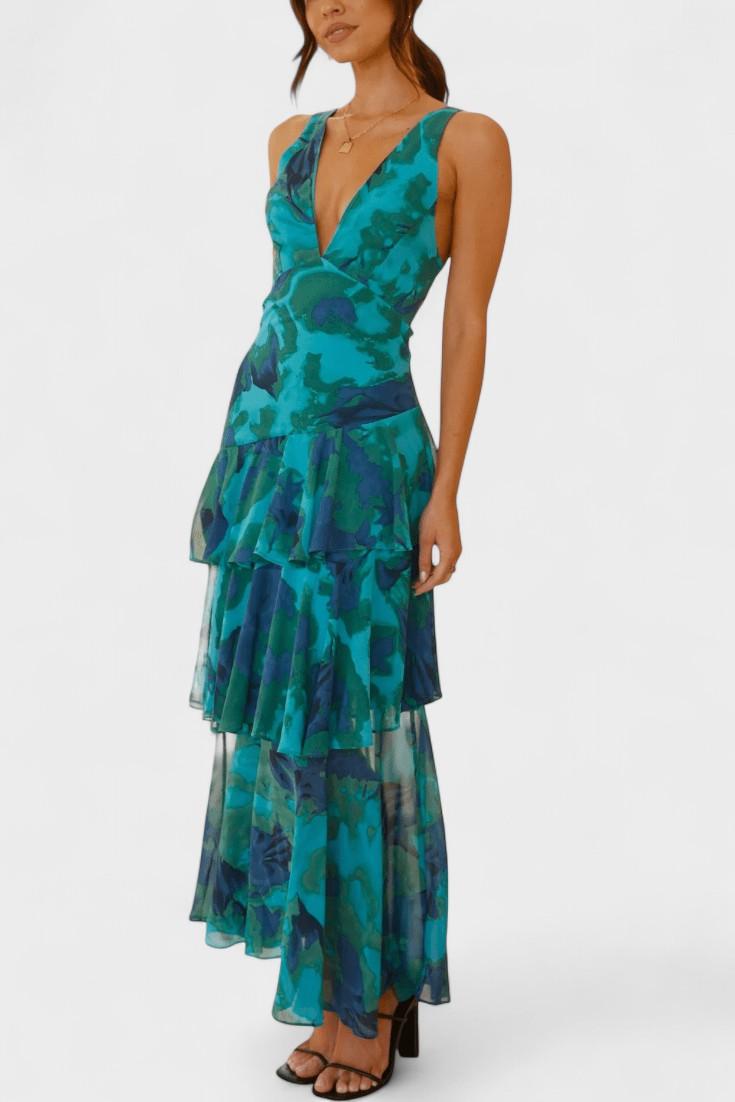 Johanna – Maxi dress – Green / S