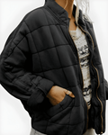 Johanne – Lightly padded jacket – Green / XL