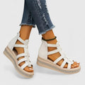 Johanne – Supportive Sandals – White / 37