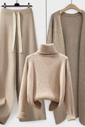 Johanne – Knitted set – Brown shade / S
