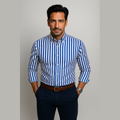 Jos – Summer Striped Shirt – Black / M