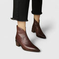 Josefine – Elegant Boots – Dark Brown / 39