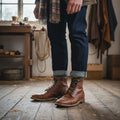 Julian – Classic leather Boots – 41