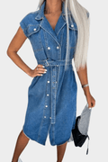 Kaisa – Denim dress – Blue / L