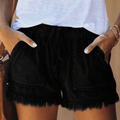 Karen – High life Denim shorts – Light Blue / XL
