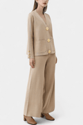 Karen – Long Sleeve Set – Brown / L