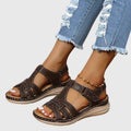 Karen – Supportive Sandals – Dark Brown / 36