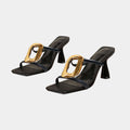 Katrine – Metallic High Heels – Gold / 37