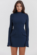 Kayla – Mini dress – Navy Blue / L