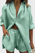 Kirstine – Long sleeve set – Green / M
