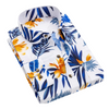 White tropical print