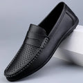 Classic Italian Leather Loafers – White 1 / 40