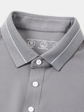 Klaus – Gray Steel Polo – Light Grey / XL