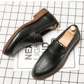 Leather Dress Loafers – Black / 41