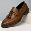 Leather Girl Loafers – Brown / 39