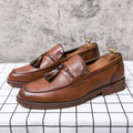 Leather Girl Loafers – Brown / 40