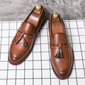 Leather Girl Loafers – Brown / 41