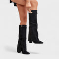 Lærke – Knee-High Boots – Black / 37