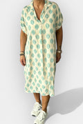 Lærke – Light summer dress – Orange / XL