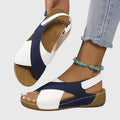 Lærke – Supportive Sandals – Blue / 38