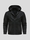 Lance – Stylish Hooded Jacket – Black / XL
