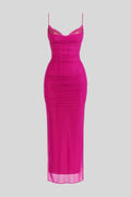 Larissa – Maxi dress – Pink / S