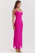 Larissa – Maxi dress – Pink / M