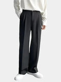 Laurits – Old Money Pants – Dark Grey / 32