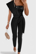 Layla – Jumpsuit – Black / Gold / L