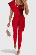 Layla – Jumpsuit – Black / Gold / XL