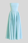 Lea – Midi dress – Light Blue / S