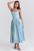 Lea – Midi dress – Light Blue / M