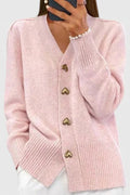 Leila – Cardigan – Pink / M