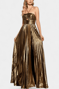 Lene – Maxi dress – Gold / XL