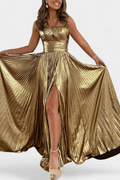 Lene – Maxi dress – Gold / S