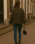 Leona – Leopard Bomber Jacket – M
