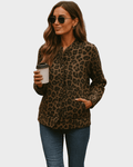 Leona – Leopard Bomber Jacket – S