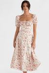 Pink floral print