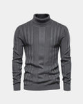 Lucas – High-Neck Jumper – Black / M