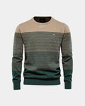 Lukas – Jumper with Round-Neck – Dark Green / M