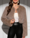 Lumia – Faux fur jacket – Grey / L