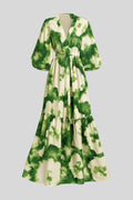Luna – Floral maxi dress – S